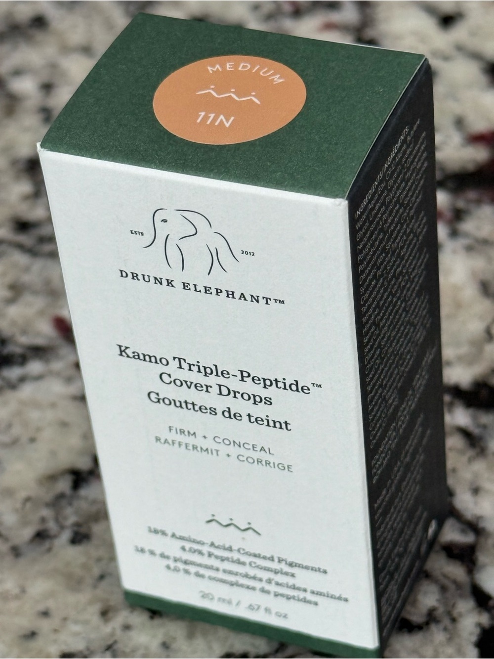 Drunk Elephant Triple Oeotide Cover Drops New! 11N
